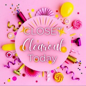 Closet clear out sale